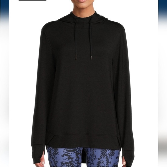 Athletic Works Women’s Soft Hoodie Top Bundle of 2 Black Gray Camo NEW Sz Medium - Picture 16 of 16